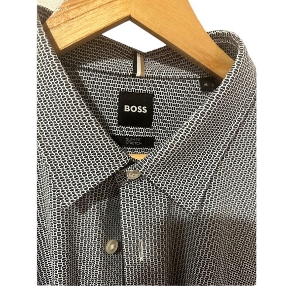 Boss Slim Fit Stretch Long Sleeve Button Down - Picture 7 of 12